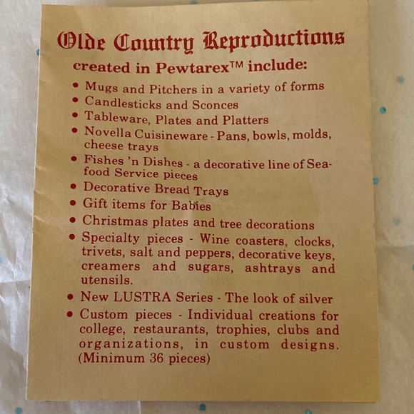 Olde Country Reproductions Pewtarex Mint Julep Cup - Picture 16 of 16